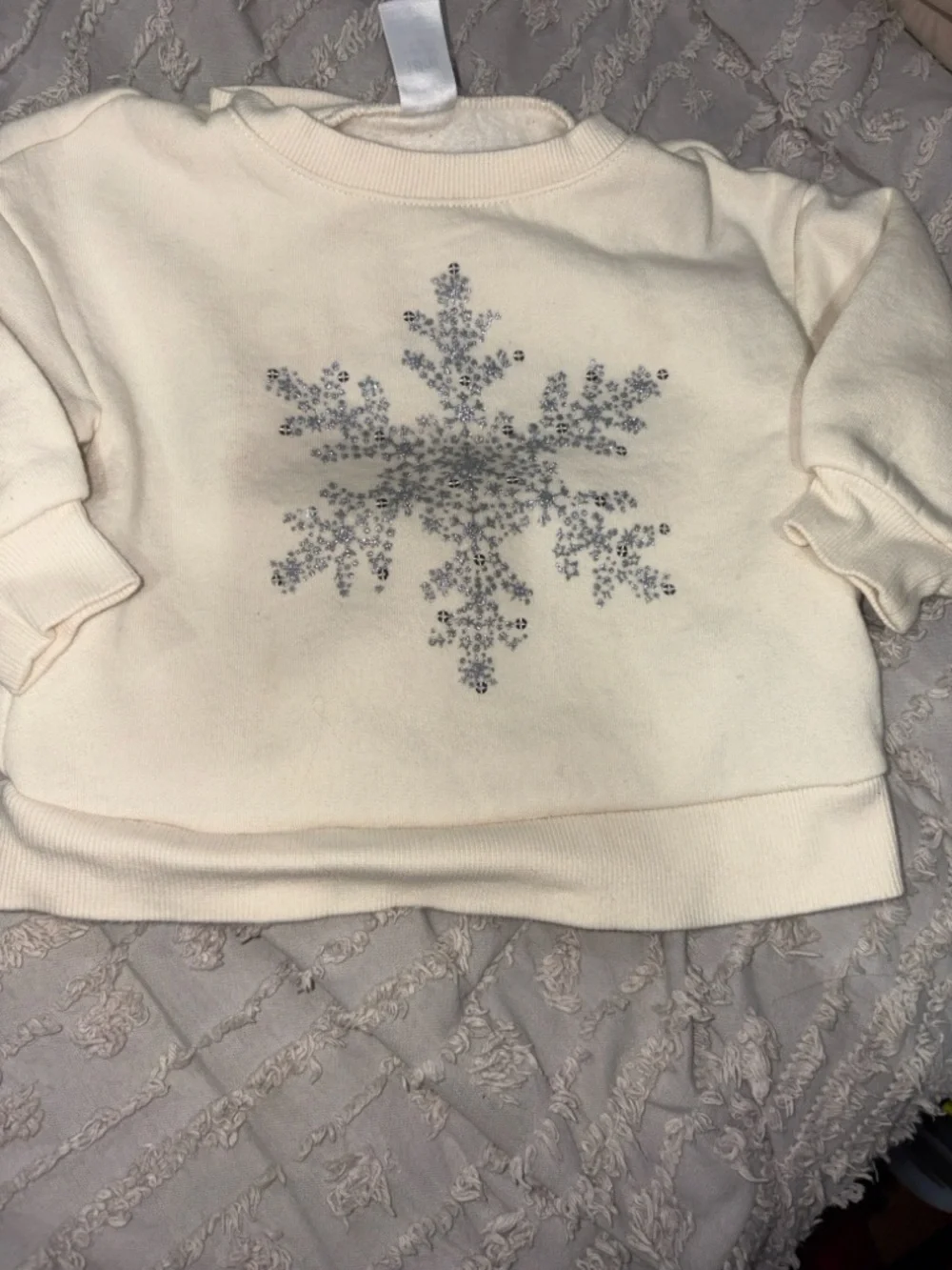 Carter’s Holiday Set 18M | Snowflake Sweater Tutu Shoes Headband - Picture 10 of 11